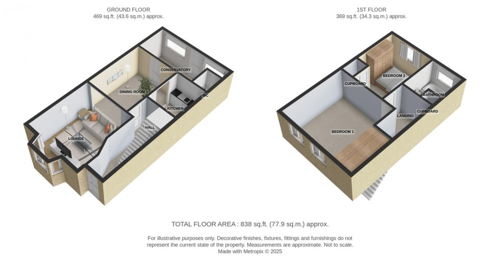 Floorplan for Lewis Road, Welling
