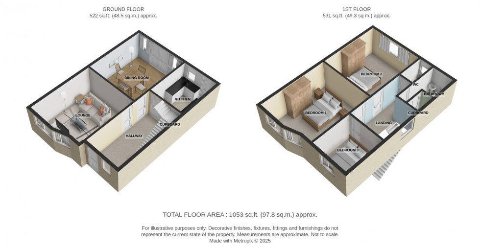 Floorplan for Fairlawn Avenue, Bexleyheath