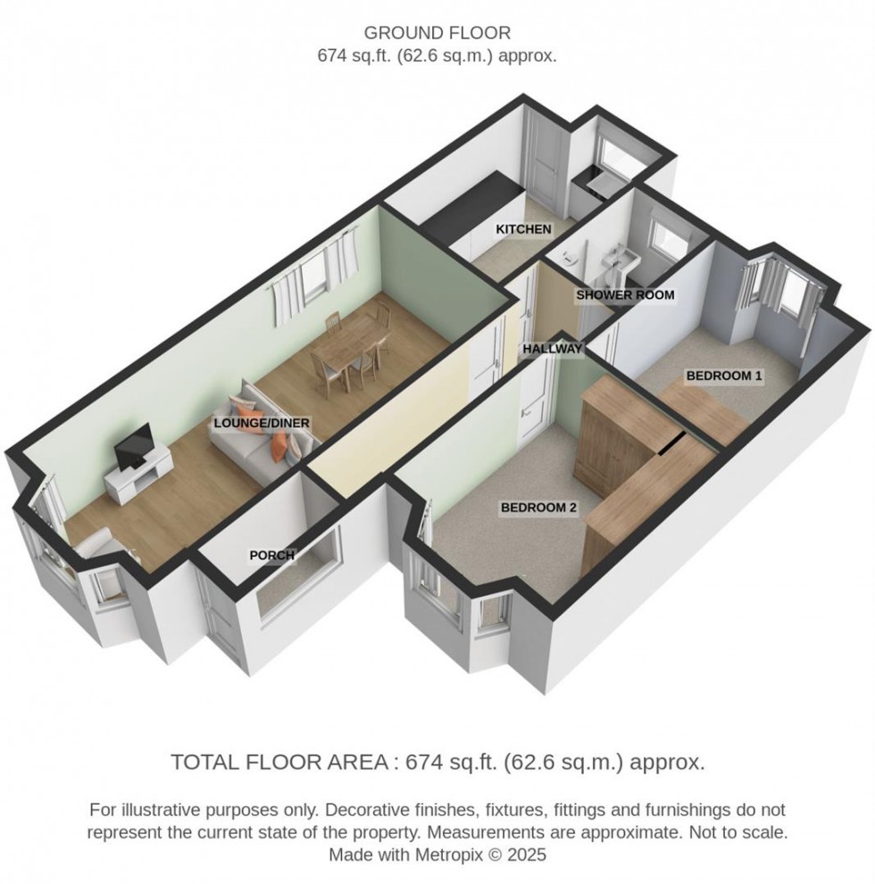 Floorplan for King Harolds Way, Bexleyheath