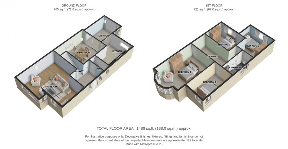 Floorplan for Chestnut Drive, Bexleyheath