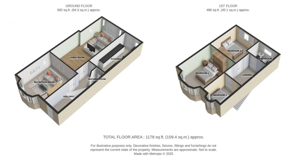 Floorplan for Orchard Close, Bexleyheath