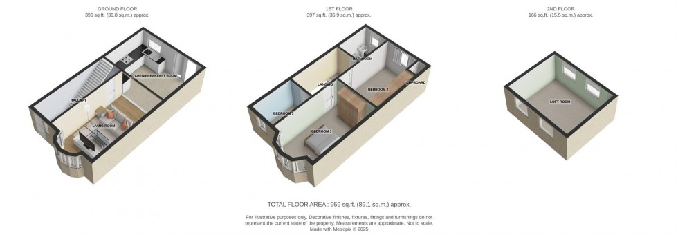 Floorplan for Collindale Avenue, Erith