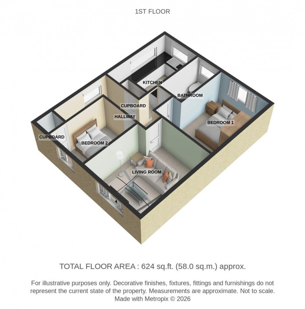 Floorplan for Millbrook Avenue, Welling