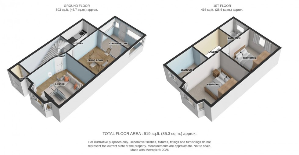 Floorplan for Percy Road, Bexleyheath