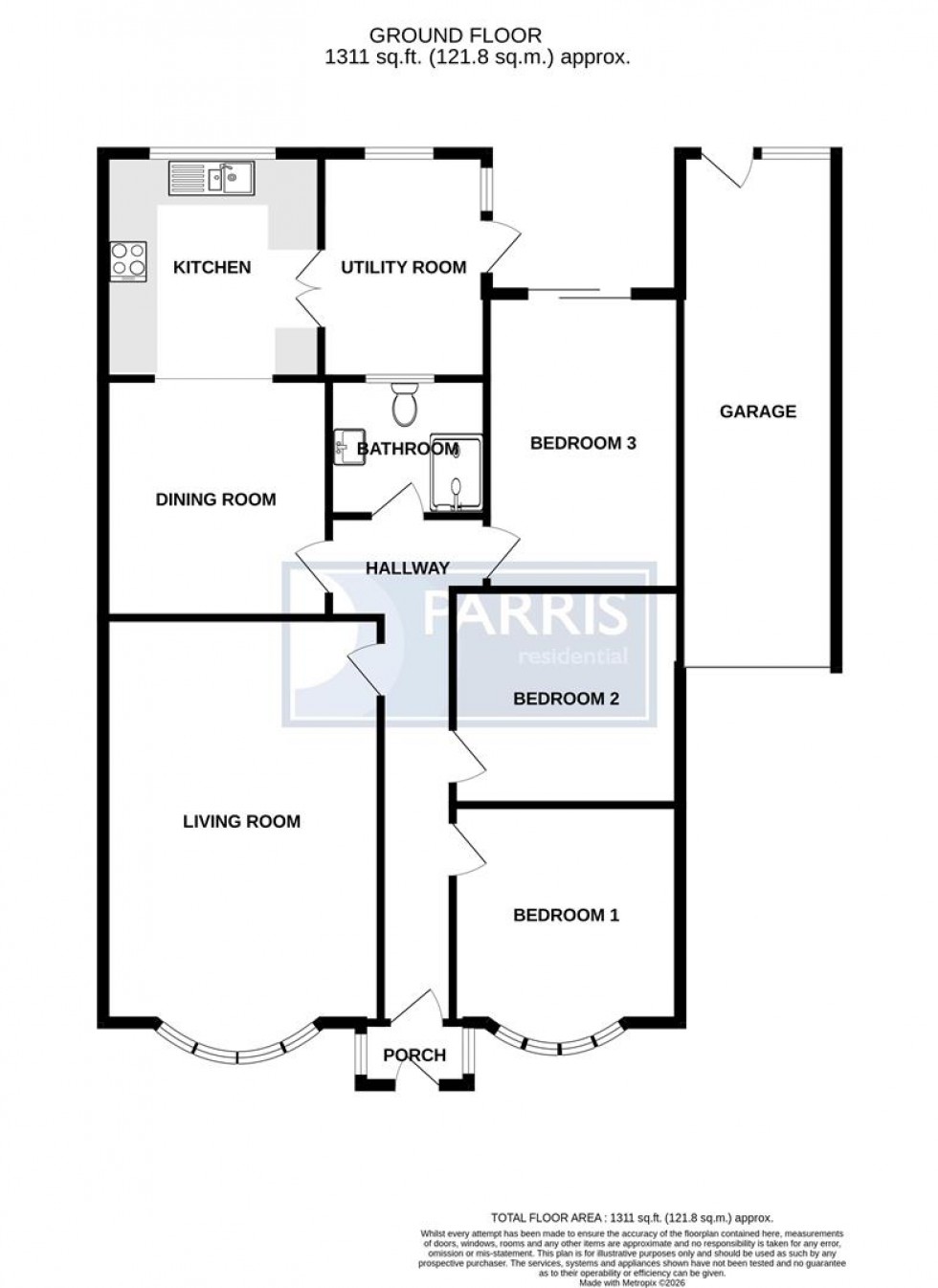 Floorplan for Basilon Road, Bexleyheath