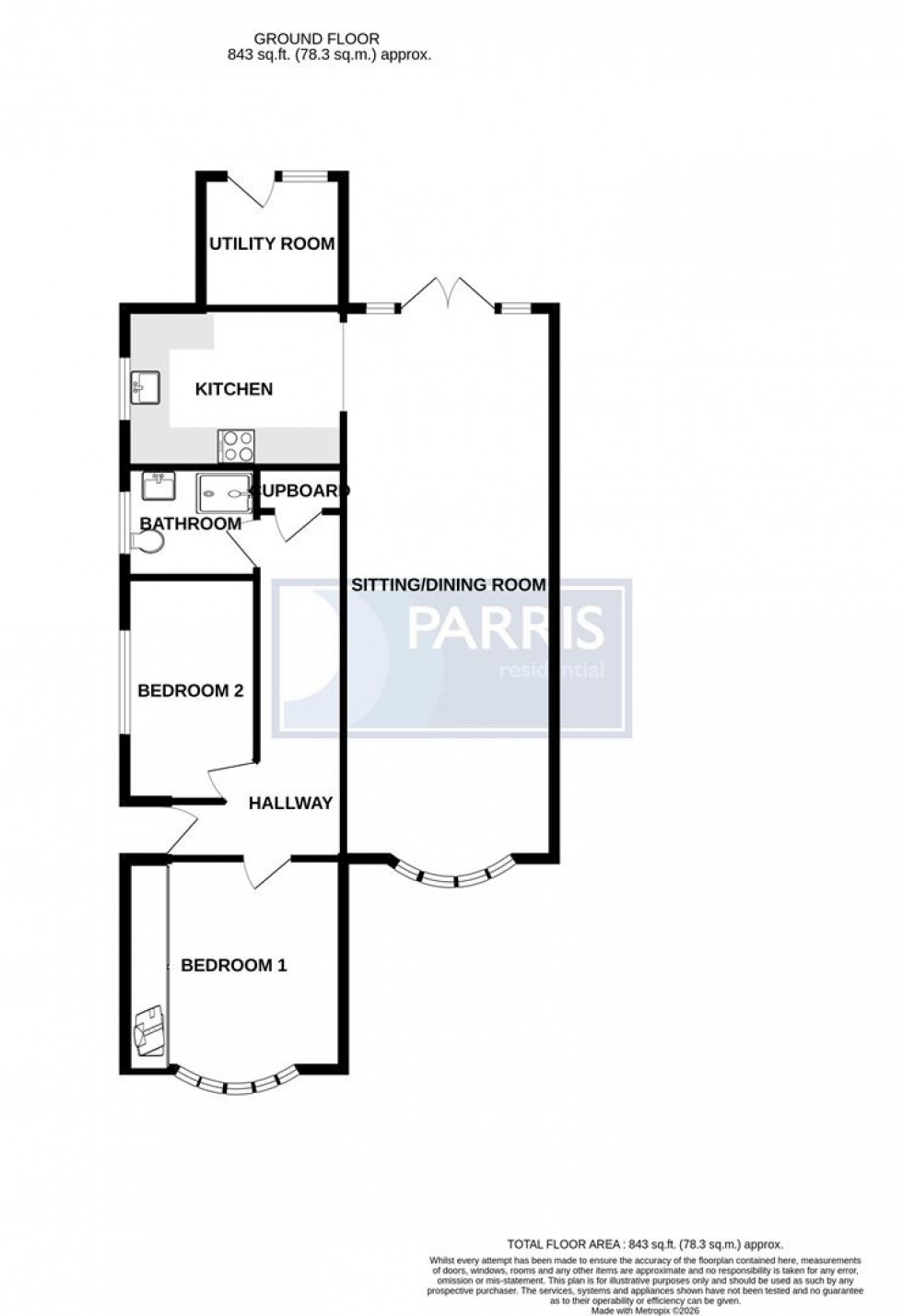 Floorplan for Luddesdon Road, Erith