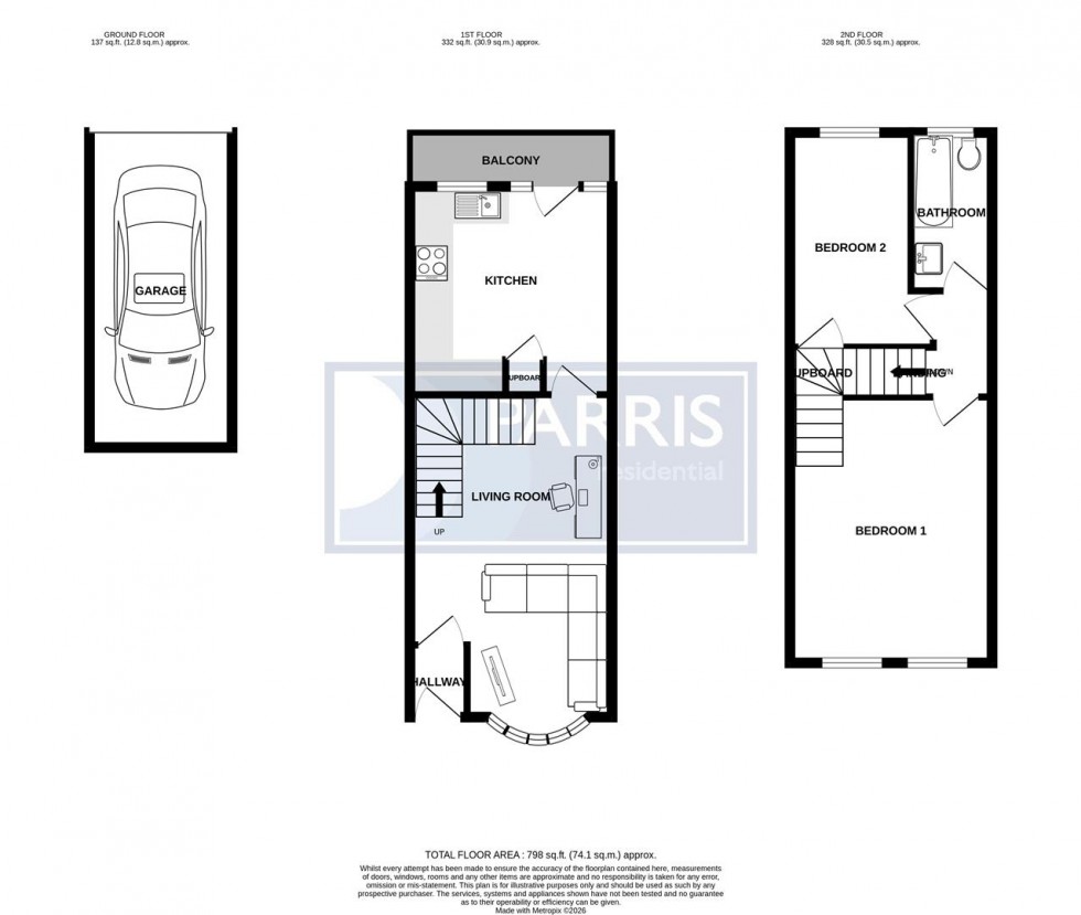Floorplan for Regency Way, Bexleyheath