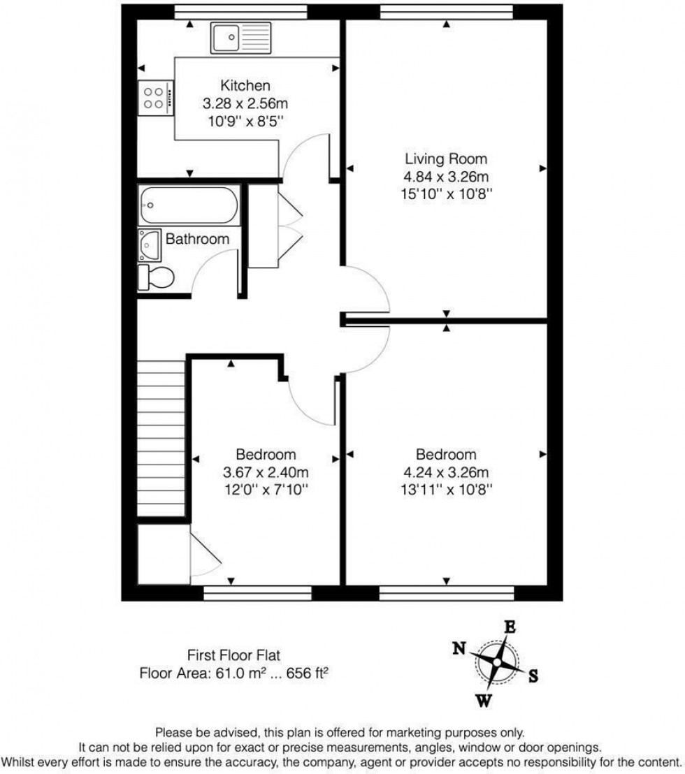 Floorplan for Brook Street, Erith