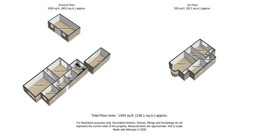 Floorplan for Glynde Road, Bexleyheath