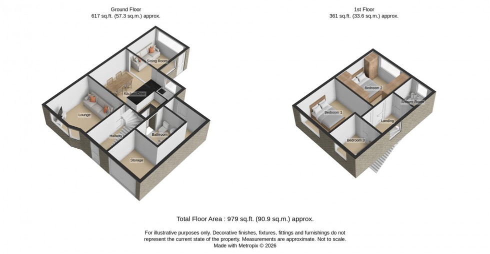 Floorplan for Alexander Road, Bexleyheath