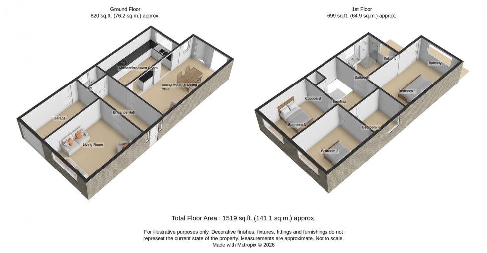 Floorplan for The Drive, Bexley