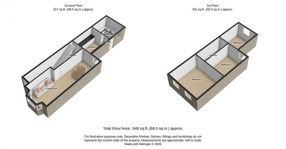 Floorplan for Upper Holly Hill Road, Belvedere