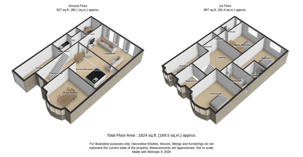 Floorplan for The Drive, Bexley