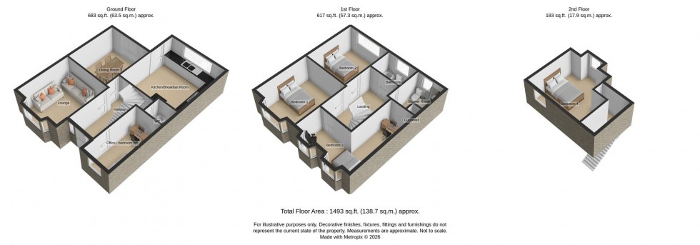 Floorplan for Barrington Road, Bexleyheath