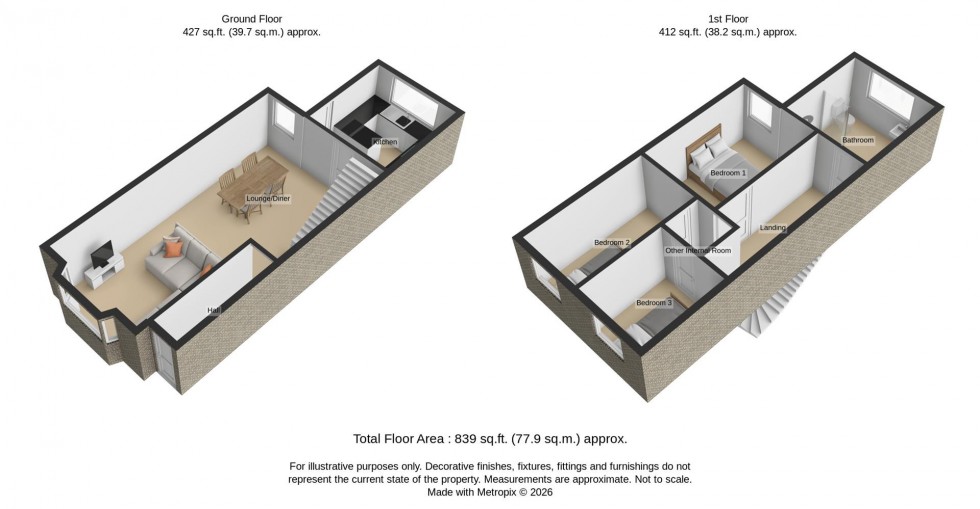 Floorplan for South Gipsy Road, Welling
